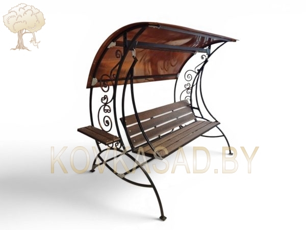 Качели КС-1 ДПК (палисандр)
