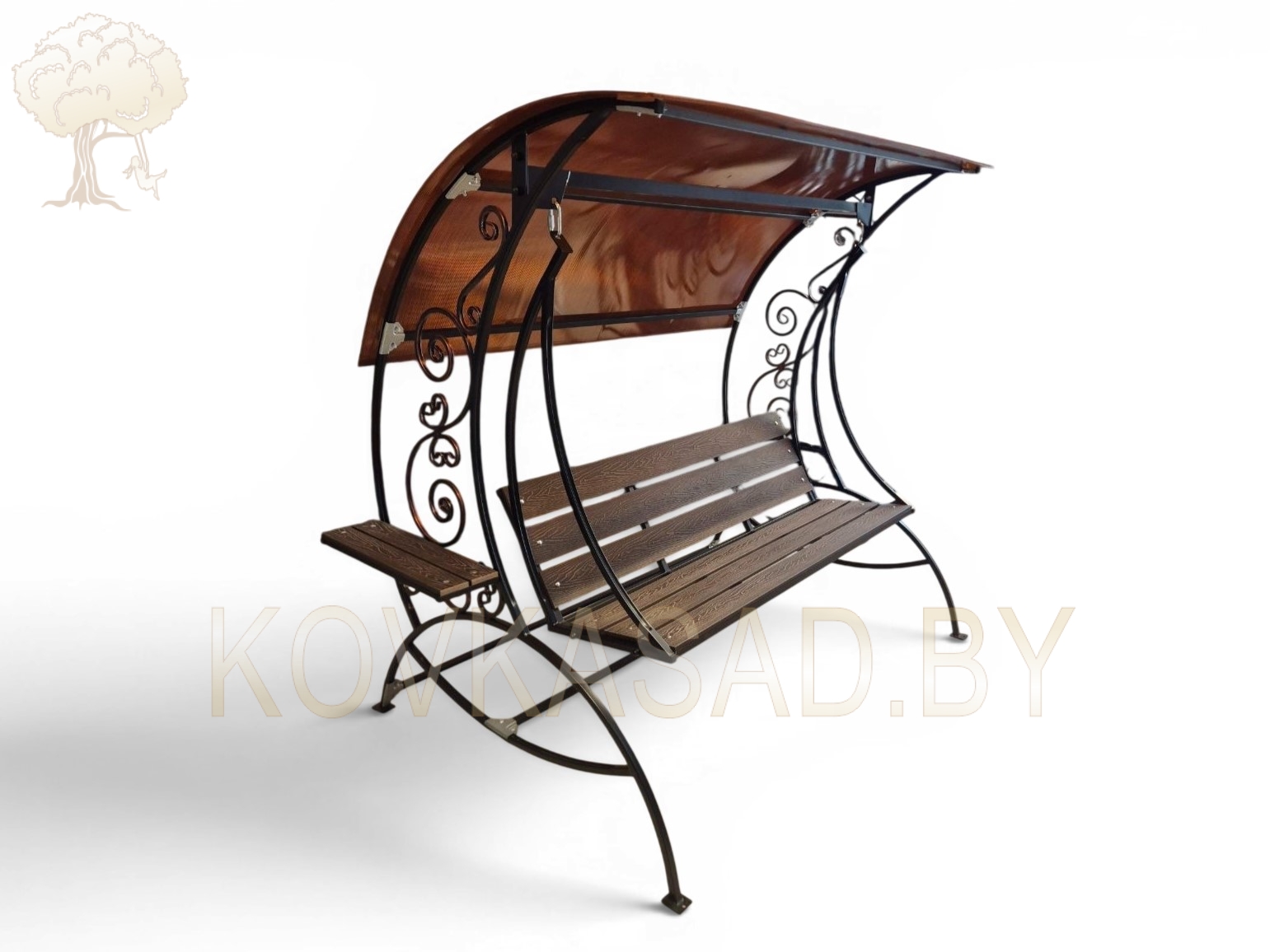 Качели КС-1 ДПК (палисандр)
